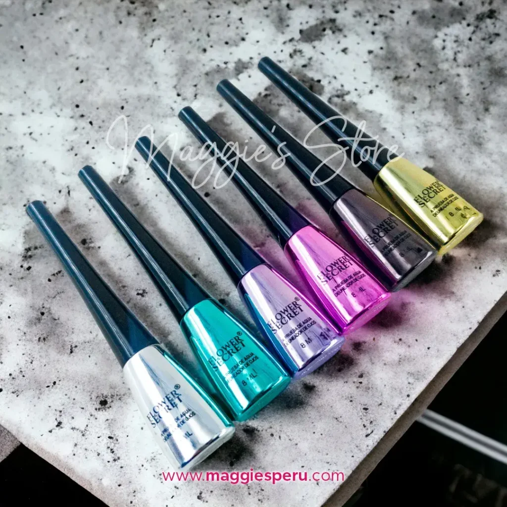 Delineador Líquido Metálico Flower Fecret - Intensidad y brillo para tus ojos