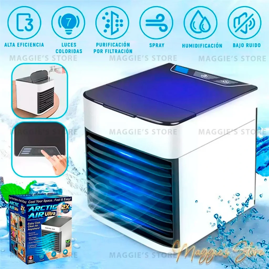 Mini Aire Acondicionado Portátil Arctic Air Ultra en Uso