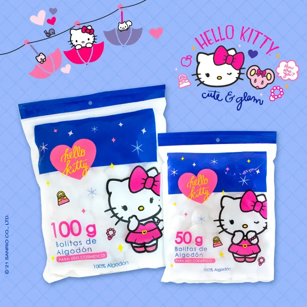 Bolitas de Algodón Hello Kitty Tuinies - Suavidad y Calidad