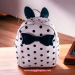 Mochila Rosada con Lunares - Encantador diseño para acompañar a las niñas en sus aventuras diarias. Perfecta para la escuela, paseos y actividades.
