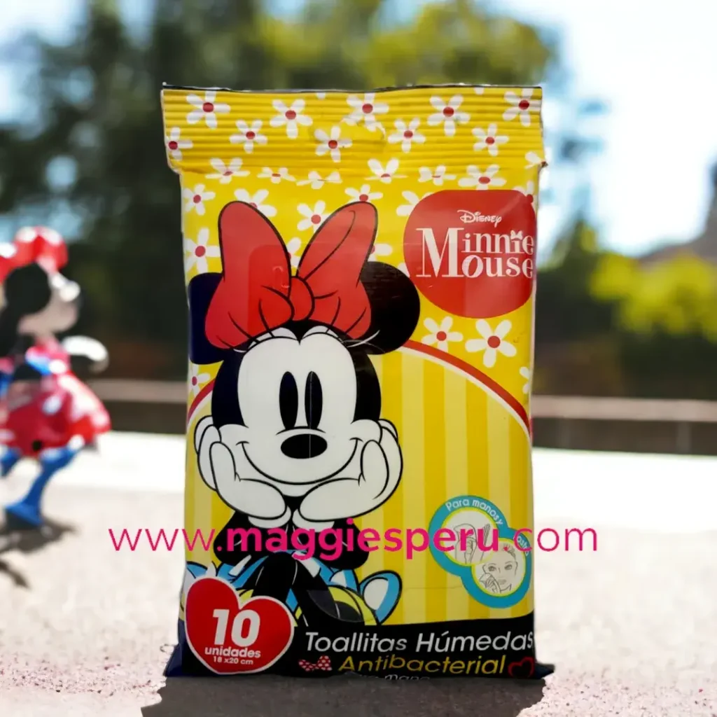 Toallitas Húmedas Antibacterial Minnie Mouse Tuinies - Protección y diversión con Minnie Mouse
