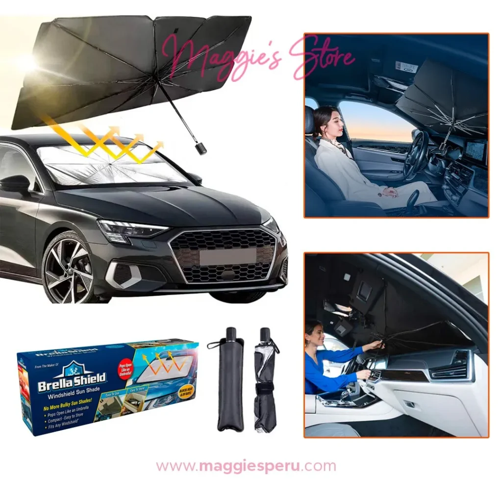 Tapasol Plegable para Autos - Protección Solar Eficiente