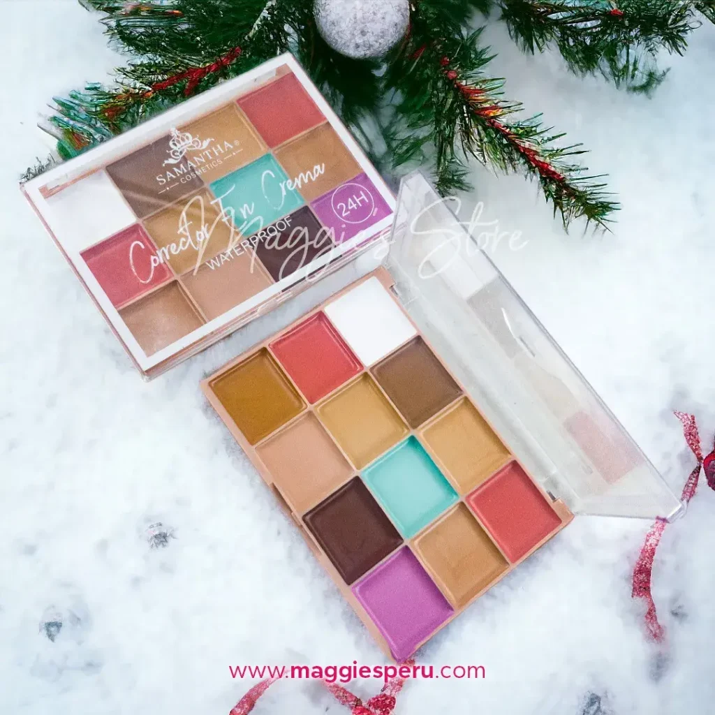 Paleta de Correctores en Crema con 12 Tonos Diferentes