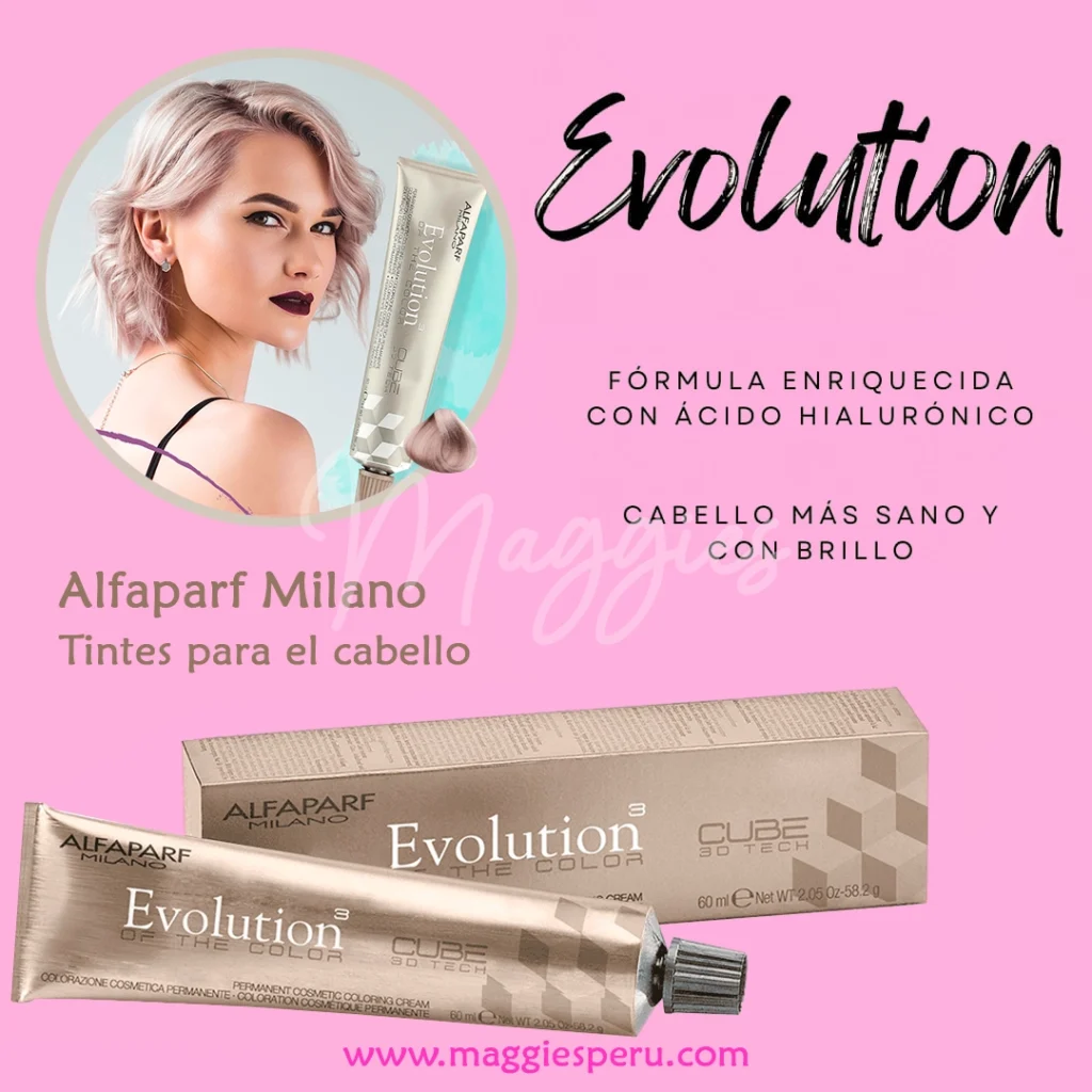 Tintes para el cabello Alfaparf Evolution - Coloración avanzada y cuidado capilar con ácido hialurónico