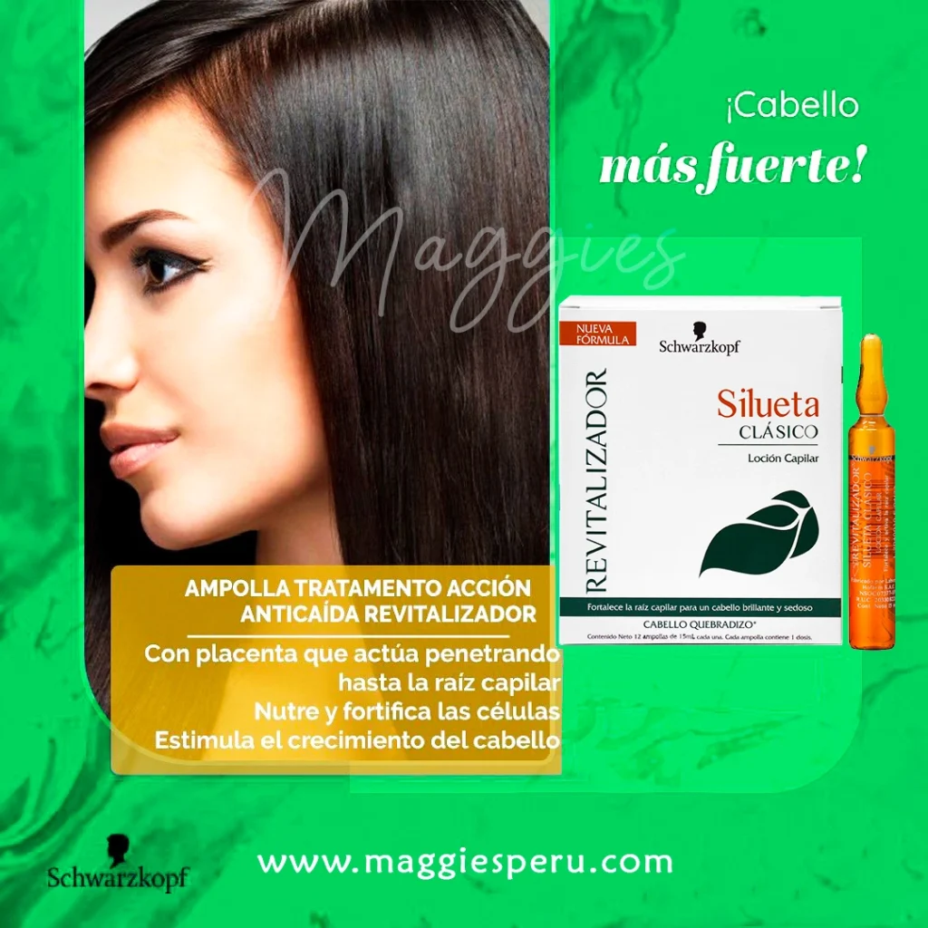 Tratamiento revitalizador Silueta Clásico Schwarzkopf para fortalecer el cabello