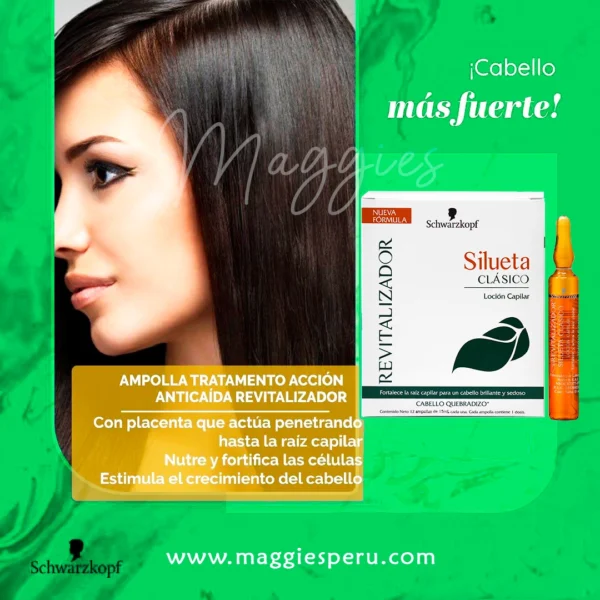 Tratamiento revitalizador Silueta Clásico Schwarzkopf para fortalecer el cabello