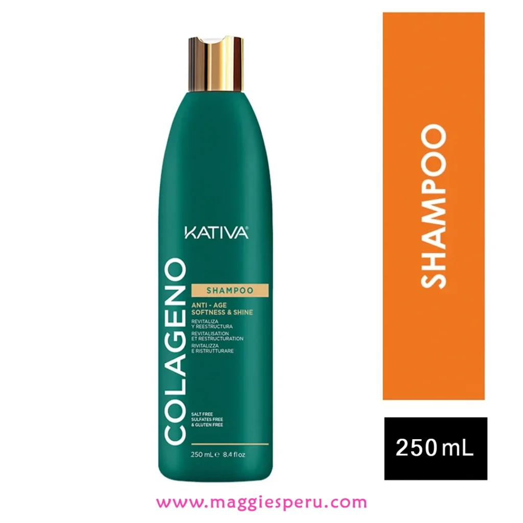 Shampoo Kativa Colágeno 250ml - Reparación y Limpieza Profunda