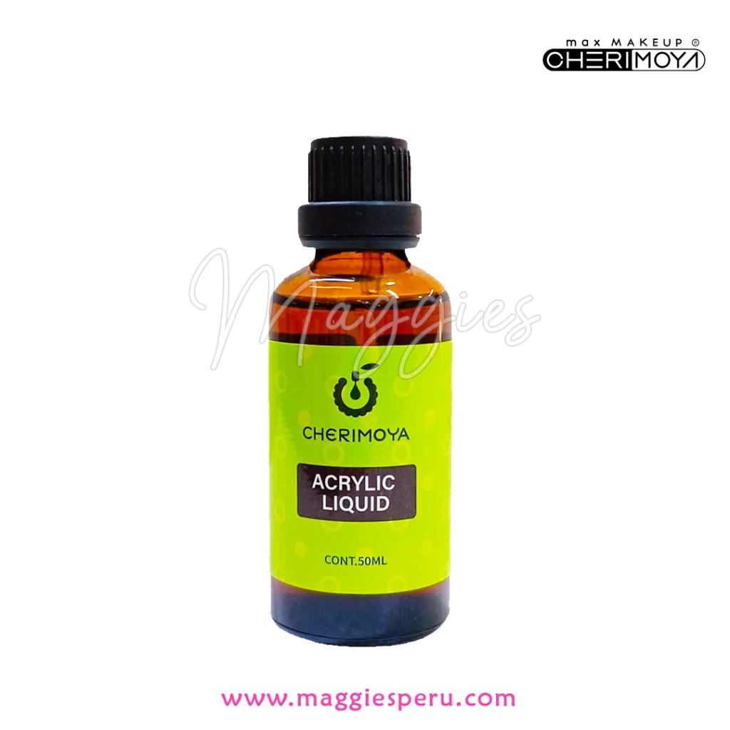 Líquido Acrílico Cherimoya 50ml para la creación de uñas acrílicas