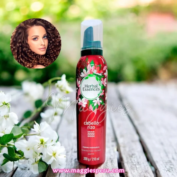 Mousse Cabello Rizo Herbal Essences – Espuma modeladora 200g para rizos definidos