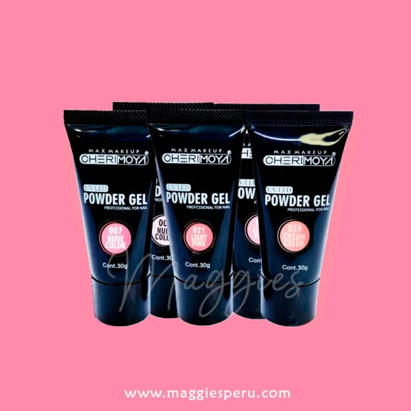 Polygel Cherimoya en diferentes tonos para uñas de larga duración