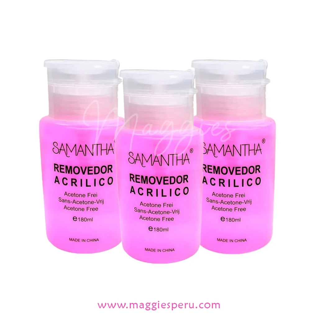 Removedor de Acrílico Sin Acetona Samantha 180ml