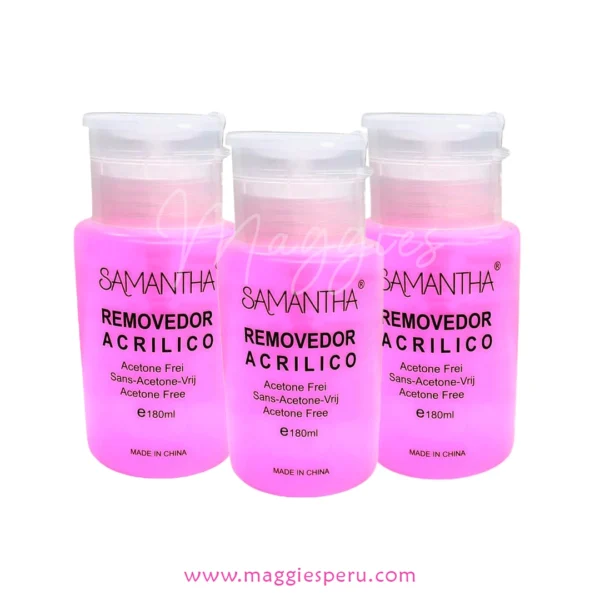 Removedor de Acrílico Sin Acetona Samantha 180ml