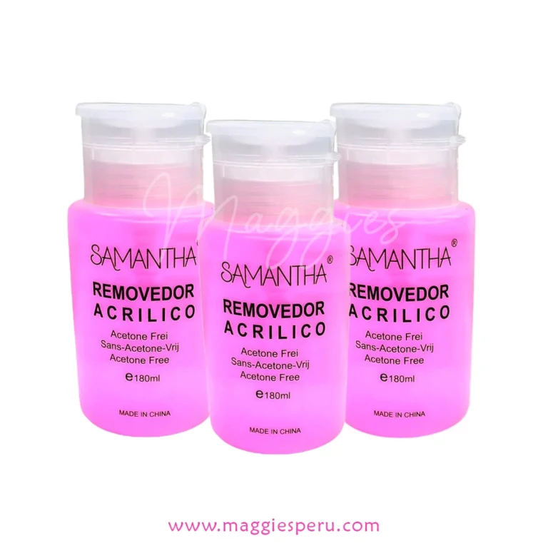 Removedor de Acrílico Sin Acetona Samantha 180ml