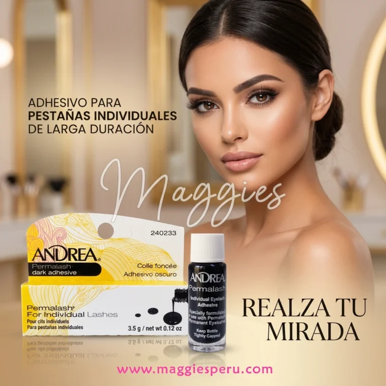 Adhesivo pestañas individuales Andrea Permalash oscuro de larga duración
