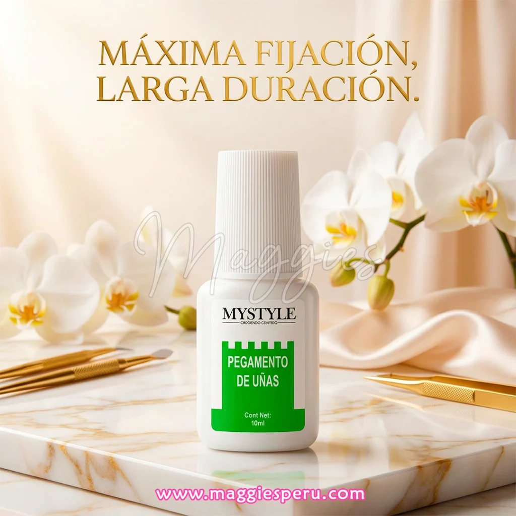 Pegamento de Uñas Mystyle 10 ml de máxima fijación