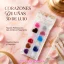 Corazones 3D de Uñas de lujo en estuche multicolor para decoración de manicure