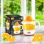 Exprimidor de naranjas RAF 700ml con rotación bidireccional y fácil limpieza