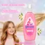 Spray desenredante Johnson's Gotas de Brillo 200 ml para niñas, libre de parabenos, sulfatos y colorantes
