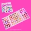 Paleta Garden Jarusa con 72 tonos de maquillaje en glitter, satin y matte.