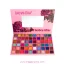 Paleta de sombras con glitter de Samantha, colores vibrantes y excelente pigmentación