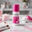 Removedor acrílico MyStyle 80 ml para uñas, envase blanco con tapa fucsia